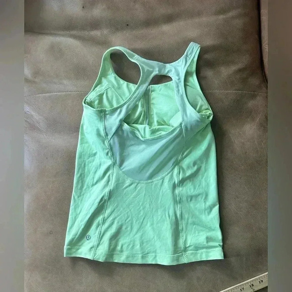 Lululemon Yellow Padded Tank Size Small - Picture 5 of 8